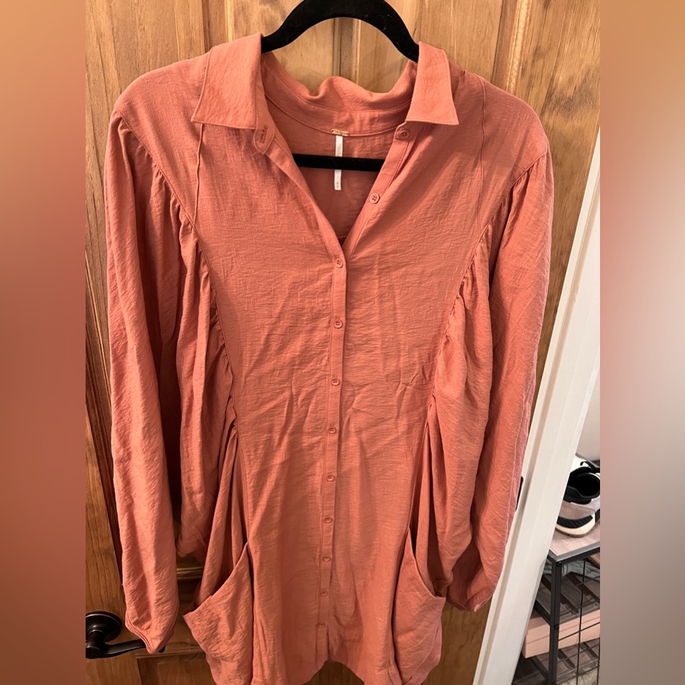 Free people shirt dress